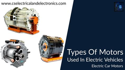 Types Of Motors Used In Electric Vehicles, Electric Car Motors