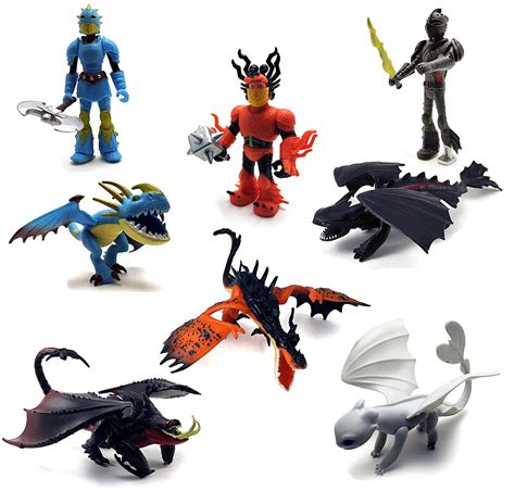 Buy Toysvill Vikings & Dragon httyd (Set of 8 pcs ) / Action Figures ...