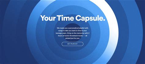 Spotify Time Capsule - beincent