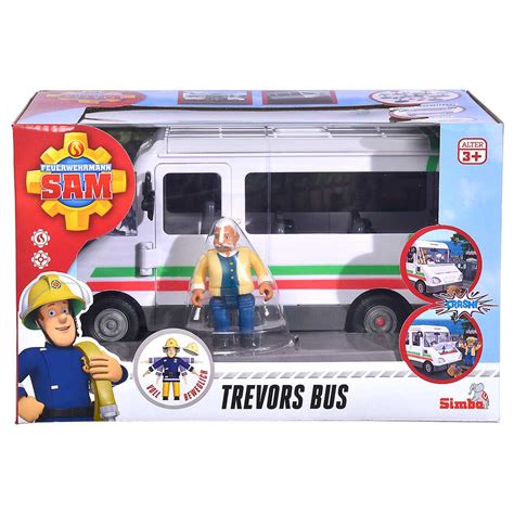 Fireman Sam Trevors Bus Incl Figurine – flitit