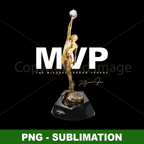 Michael Jordan MVP Trophy - High-Resolution PNG Digital Down - Inspire ...