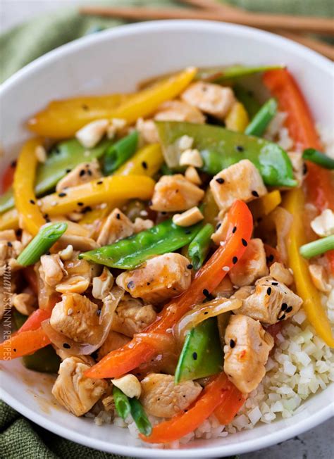 Szechuan-Style Chicken Stir Fry - The Chunky Chef