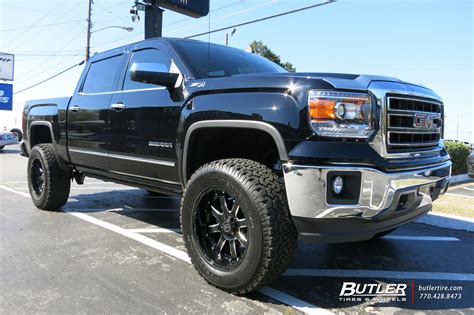 GMC Sierra with 20in Black Rhino Sierra Wheels exclusively from Butler Tires and Wheels in ...