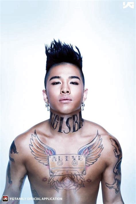 Tae Yang Fantastic Baby Tattoos!! Bigbang Alive, Ringa Linga, Kpop, Bae ...