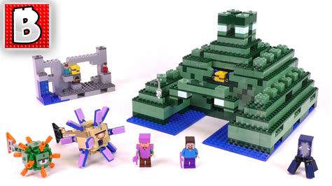 LEGO Minecraft The Ocean Monument Set 21136 | Unbox Build Time Lapse ...