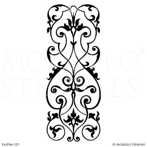 Painted Large Wall Art Graphics Stencils - Custom Modello Stencils – Modello® Designs | Stencils ...