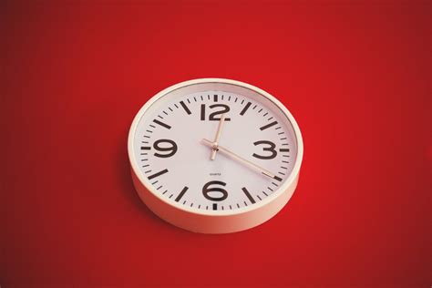 Free Images : wall clock, red, font, alarm clock, home accessories, number, Material property ...