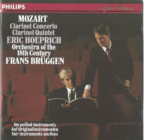 Mozart: Clarinet Concerto, Clarinet Quintet( / Eric Hoeprich; Frans ...
