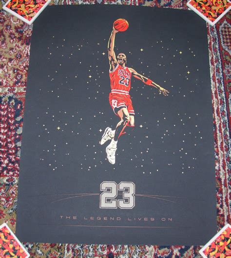 Michael Jordan Birthday Card Michael Jordan Chicago Bulls Poster 23 ...