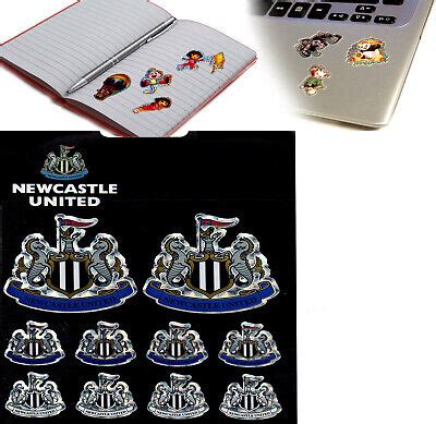 NEWCASTLE UNITED OFFICIAL ACTIVITY STICKER STICKERS CRAFTS KIDS ROOM ...