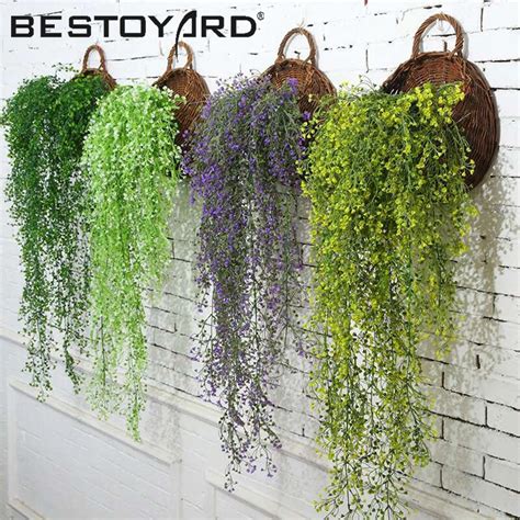 Wall Hanging Artificial Plants | Hang Wall Artificial Plants | Hanging ...