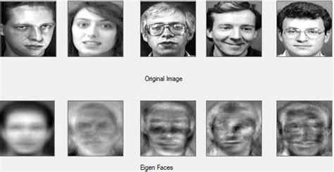 Original images and the corresponding Eigen Faces | Download Scientific Diagram