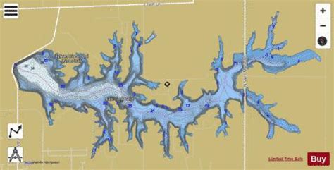 East Fork Lake Fishing Map | Nautical Charts App