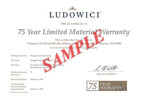 Ludowici Warranty Program | Ludowici Roof Tile