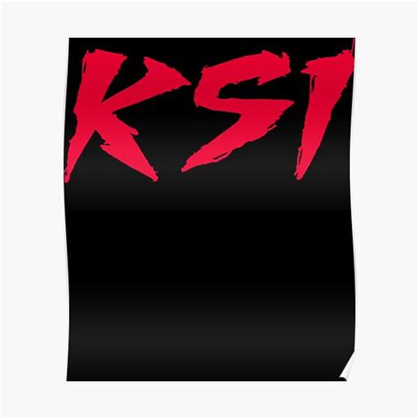 "KSI Logo" Poster for Sale by LYNESSADONNA | Redbubble