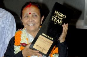 Anuradha Koirala named the CNN Hero of the Year 2010. | Sab ThikThak ...