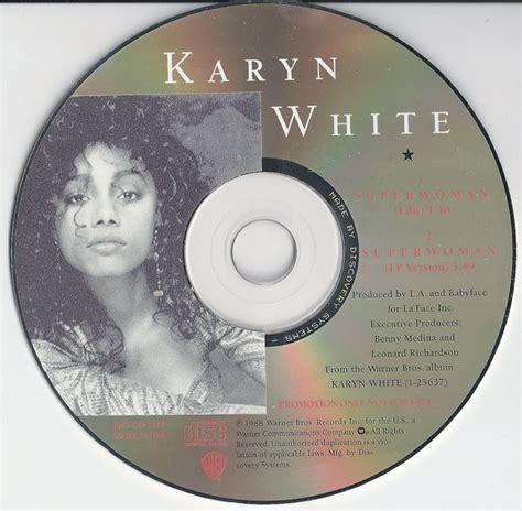 Karyn White – Superwoman (1988, CD) - Discogs