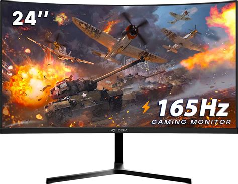 CRUA 24 inch 144hz/165hz Curved Gaming Monitor - Home of The Humble Warrior