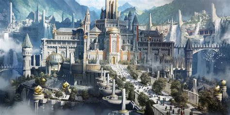 Royal Palace by Adam Isailovic : ImaginaryCastles | Fantasy landscape ...