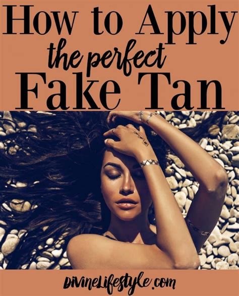 How to Apply the Perfect Fake Tan