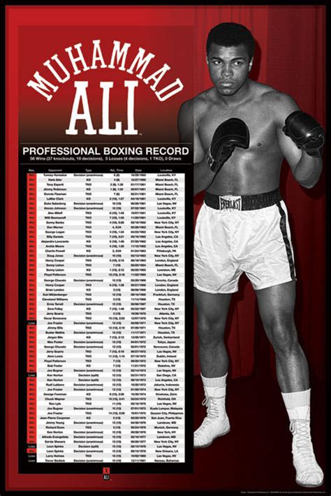 Muhammad Ali - professional boxing Poster | Sold at UKposters