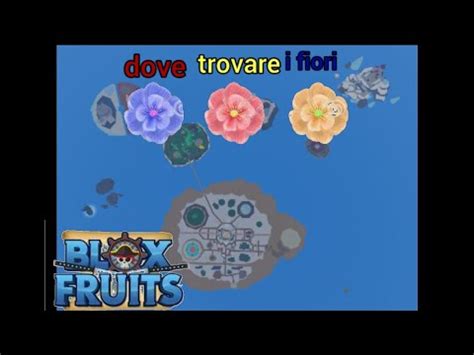 Blox Fruits - Dove trovare i fiori per la razza al V2 - punti di spawn - YouTube