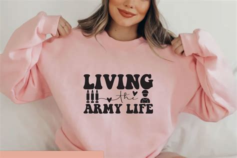 Living the Army Life Graphic by SgTee · Creative Fabrica