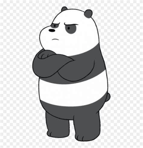 Download Download We Bare Bears Panda Angry Clipart Png Photo ...