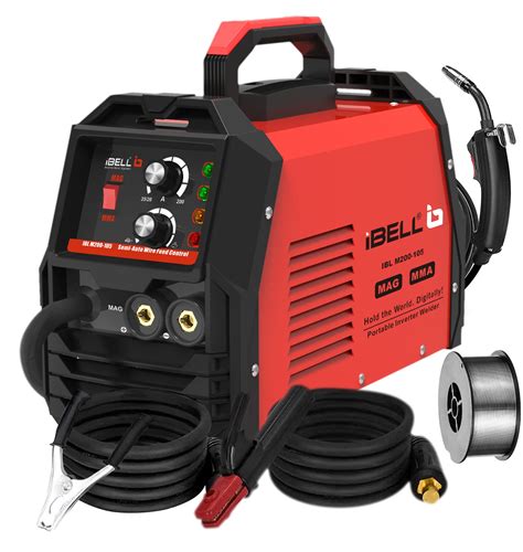 Buy iBELL MAG/MMA Welder Flux Cored Wire less AC 220V, 5.0 KvA IGBT Inverter Welder 2 in 1 Flux ...