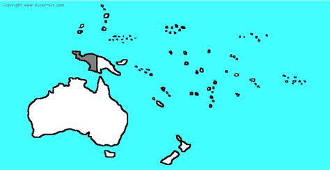 Oceania Map Quiz Diagram | Quizlet