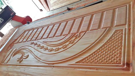 Giant Wooden Door Design With Automated CNC Router - Amazing Modern Woodworking Machine - XECNC