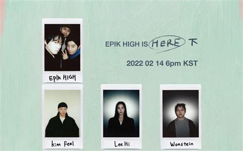 Epik High drops the final featured artists' list for their upcoming album 'Epik High Is Here 下 ...