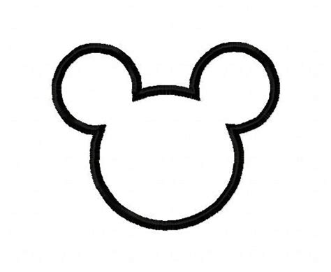 Free Mickey Mouse Ears Outline, Download Free Mickey Mouse Ears Outline png images, Free ...