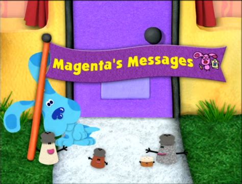 Magenta's Messages | Blue's Clues Wiki | FANDOM powered by Wikia