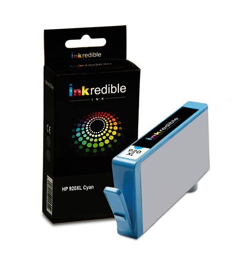 HP 920XL CD972AN Compatible Remanufactured Cyan Ink Cartridge High Yield - 1/Pack | Inkredible Ink™