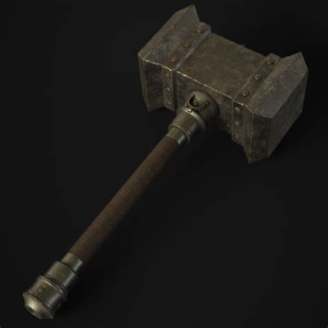 Medieval lucerne hammer 3D Model $6 - .fbx - Free3D