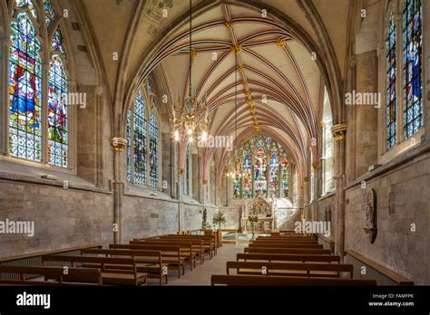 Interior of a chapel in Chichester Cathedral, West Sussex, England Stock Photo - Alamy