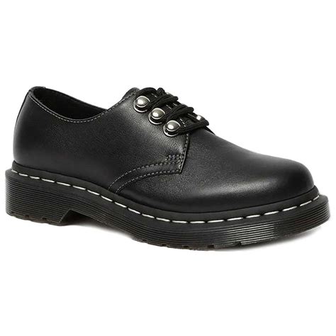 Dr Martens 1461 Hardware Unisex Leather Shoes - Black