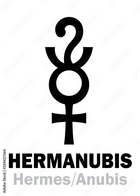 Astrology Alphabet: HERMANUBIS (Hermes+Anubis), the Greek-Egyptian syncretic deity of Truth, the ...