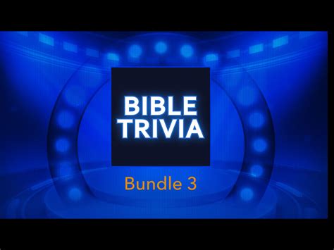 Bible Trivia Games Bundle 3 | Children's Ministry Deals | Games | WorshipHouse Kids