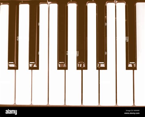 Music keyboard vintage Stock Photo - Alamy