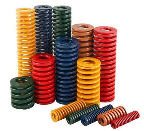 Rectangular wire die coil compression springs-springs-Xianheng spring machine--Manufacturer of ...