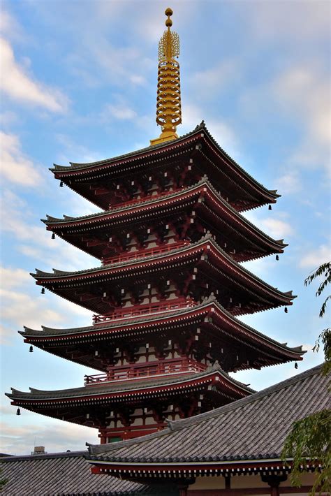 Five-storied Pagoda at Sensō-ji in Tokyo, Japan - Encircle Photos