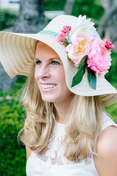 DIY Kentucky Derby Floral Hat - Design Improvised