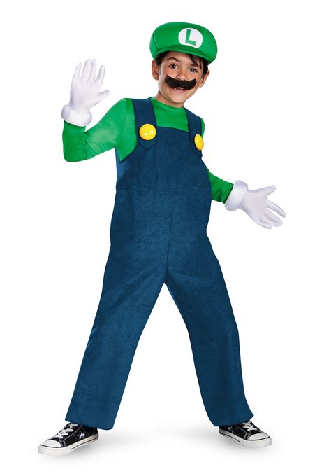 Boys Deluxe Luigi Costume