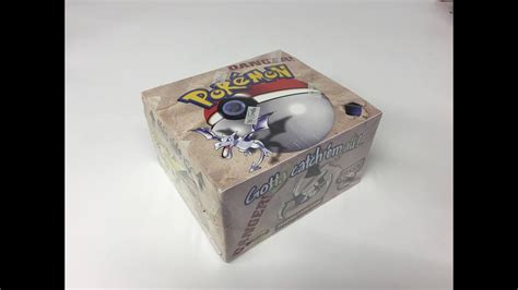 Unboxing Original Pokemon Fossil Booster Box DRUNK! - YouTube