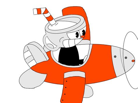 Cuphead airplane mode by TheRunningRunner on DeviantArt