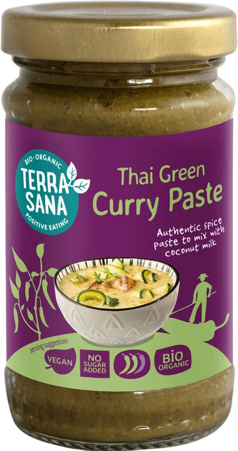 Thai Green Curry Paste - Asian cuisine - Curry paste | Terrasana ...