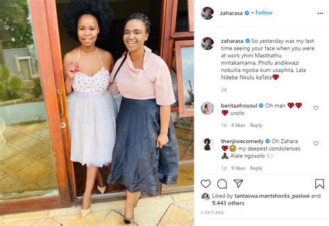 Zahara’s sister passes on in tragic accident | Truelove