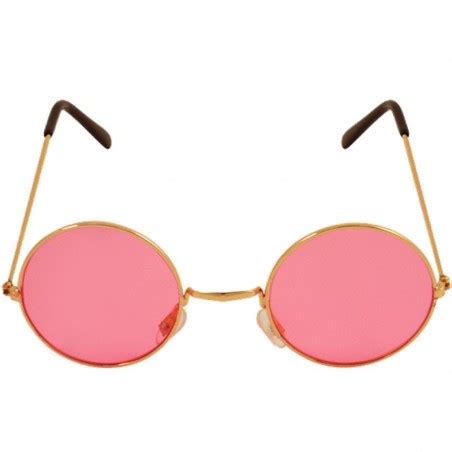 Round Pink Glasses